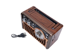 Rádio EOOCOO (caixa de Som Bluetooth de Banda Completa)