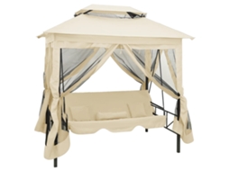 Porch Swing Vidaxl Creme Tecido (n/a)