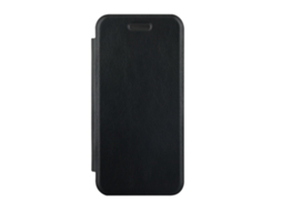 Capa Aba Cartões Integrado para Samsung Galaxy A5 BIGBEN CONNECTED Pele Anti-Choque Preto