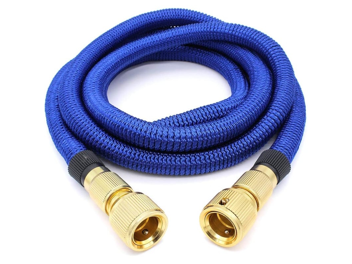 Mangueira De Jardim Expandível Flexível Com Conexões De Metal Para Irrigação/limpeza/ Lavagem De Carros (5m)