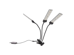 Grampo Para Lâmpada Led Para Plantas, Pescoço De Ganso, Espectro Completo, Três Cabeças Slowmoose