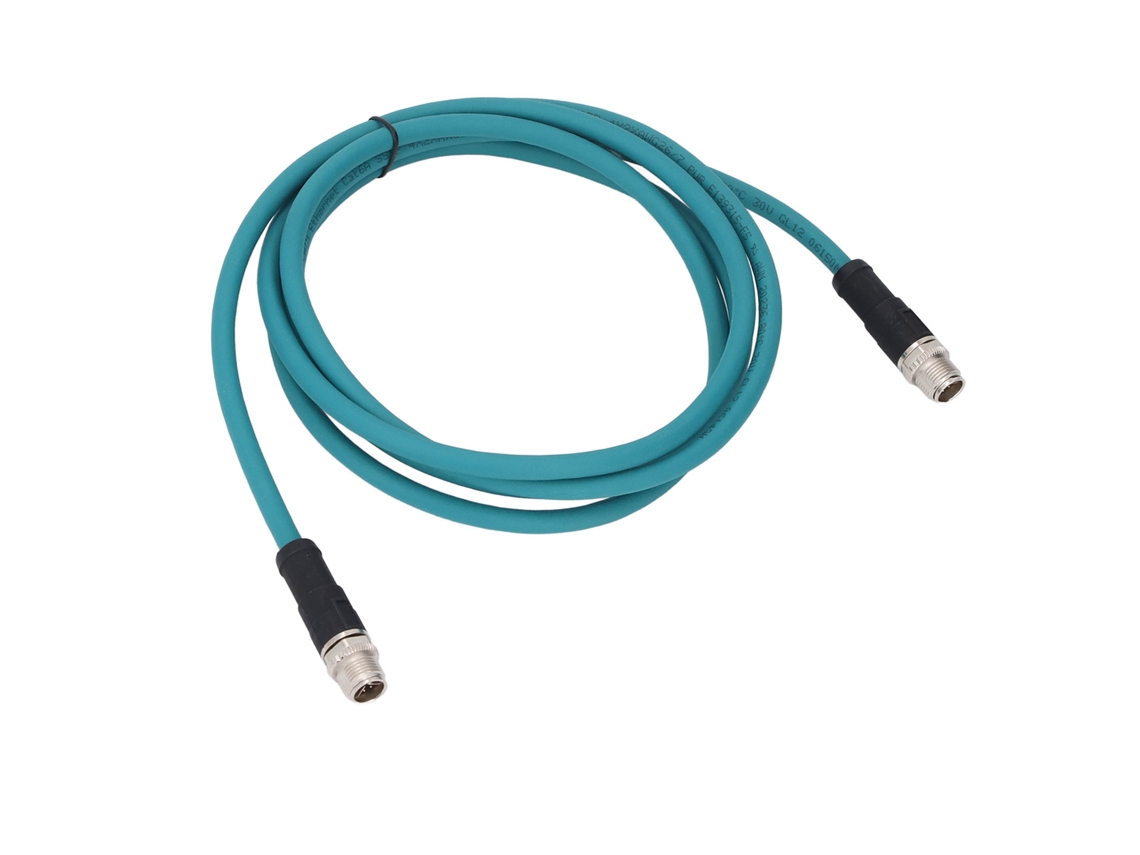 Laxiscreed Cabo Ethernet M12 Cat6a À Prova De Água Com 8 Pinos X-coding Para Redes Seguras