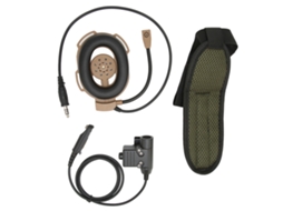 Fone Ouvido Moto LAXISCREED Ptt Baofeng Uv9r Marrom