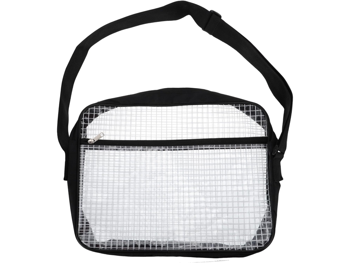 Bolsa De Ombro Grande, Transparente E Antiestática, Em Pvc, Multiuso.