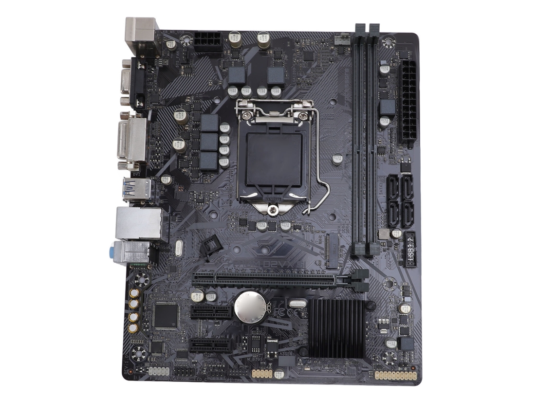 Placa-mãe M Atx Lga 1200 2xslot Dimm Ddr4 4xsata Iii Placa-mãe Para Desktop Gamer