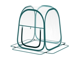 Mini Estufa De Jardim Em Pvc Transparente Vegetais, 70x70x80cm, Uso Interno E Externo