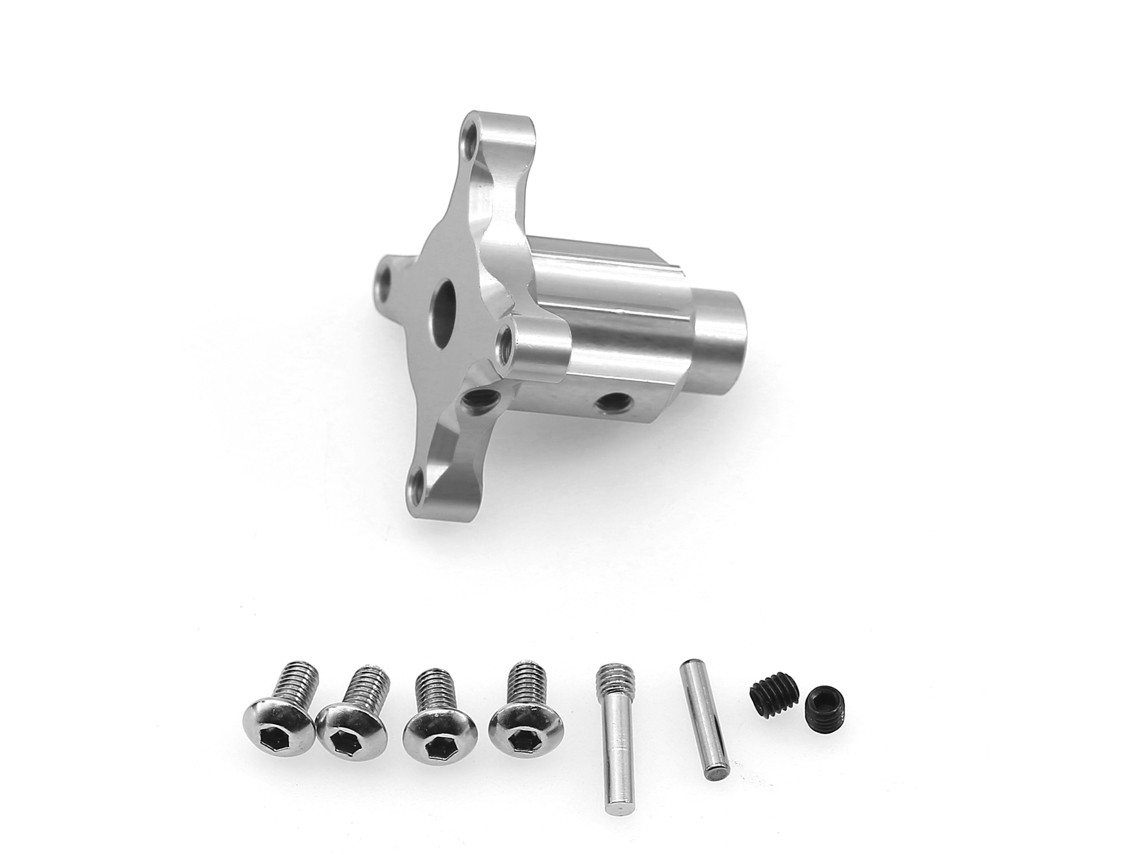 Mali eixo Reto de Trava Diferencial Metal para Carros Rc Arrma Kraton Senton Talion Typhon Outcast 1:8 Prata