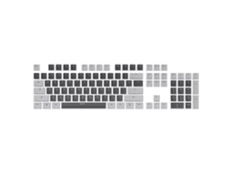 104 Teclas Pudding Keycaps Oem Profile Double Shot Pbt Backlit Keycaps Para Teclado Mecânico Para Jogos Cherry Mx Switch Aquaforge