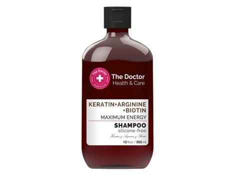 Shampoo para Cabelo The Engineer com Queratina, Arginina e Biotina, 355ml The Doctor