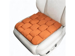 Almofada Universal para Assento de Carro HENTEN HOME Resistente a Manchas, Respirável, Absorvente de Impactos e Aliviador de Pressão Laranja