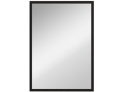 Espelho de Parede Mdf, Vidro Cor Preto 50x2x70 cm Homcom