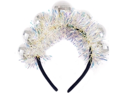 Tiara Vintage com Efeito Espelhado para Festa de Aniversário Dos Anos 70. SFUSHOS