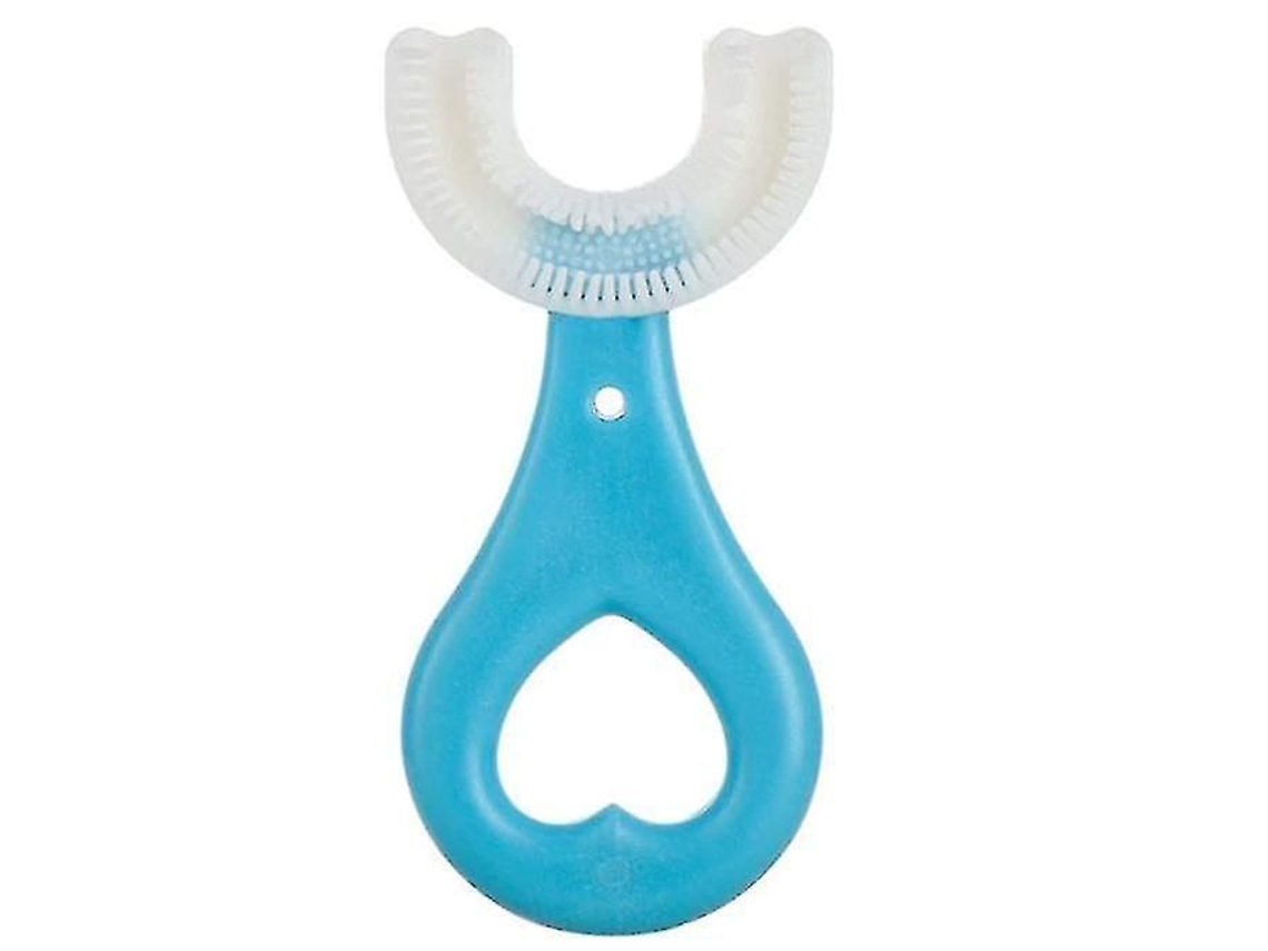 Escova De Dentes Infantil Em Formato De U, Macia E Manual Para Cuidados Bucais.