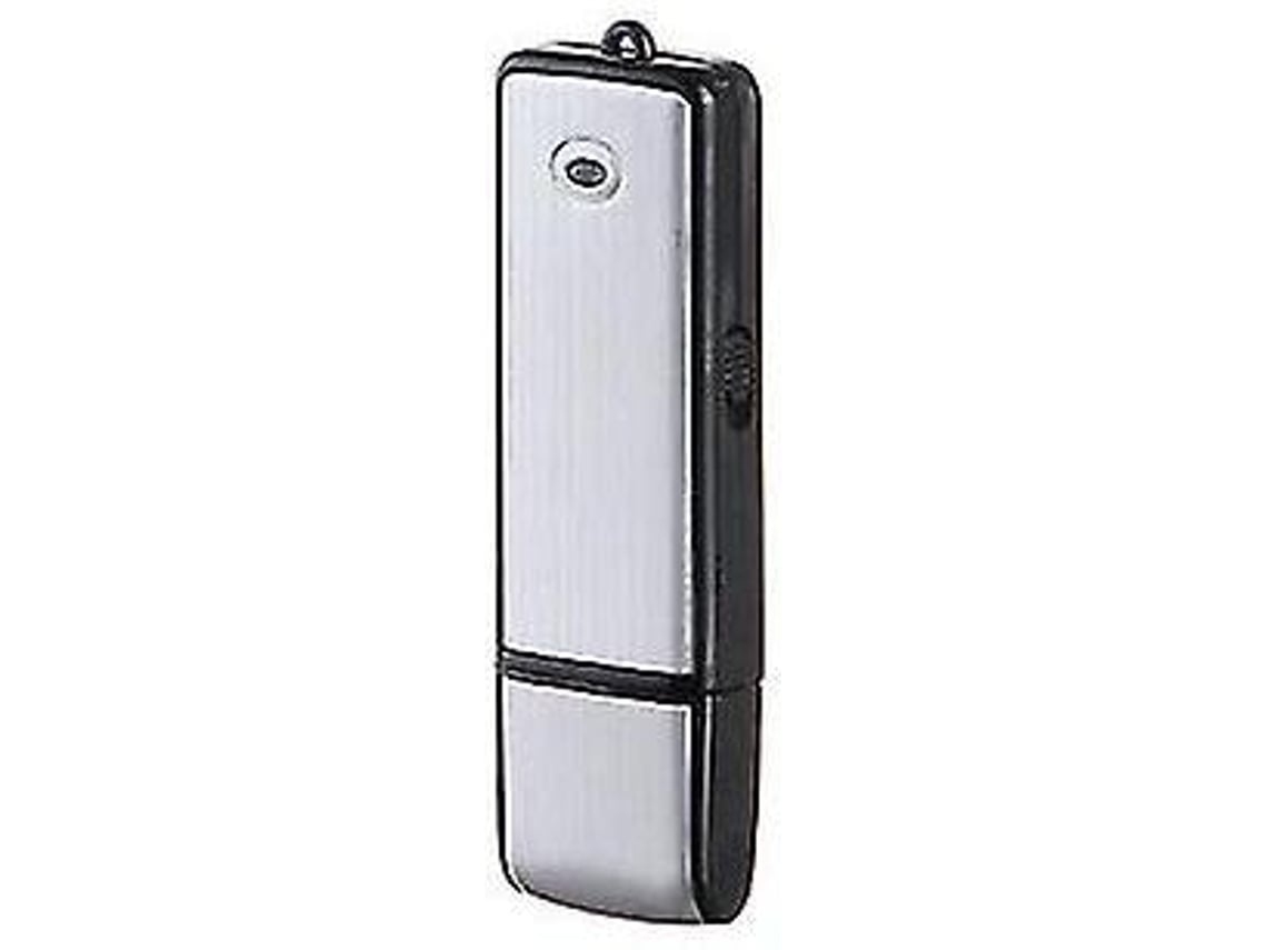 Lurelia Gravador De Voz Usb 8gb Com Usb Recarregável, Redução De Ruído, Reprodução Mp3 Para Reuniões, Palestras, Entrevistas - Preto