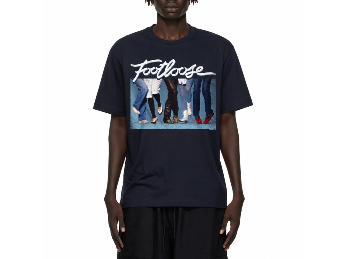 Rockinstone Footloose Legs And Feet Navy T-shirt Size:l