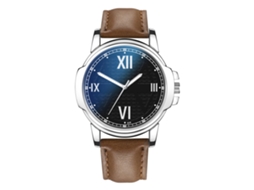 Reloj De Cuarzo Con Correa De Cuero Pu Estilo Simple Moderno Hombre(5)