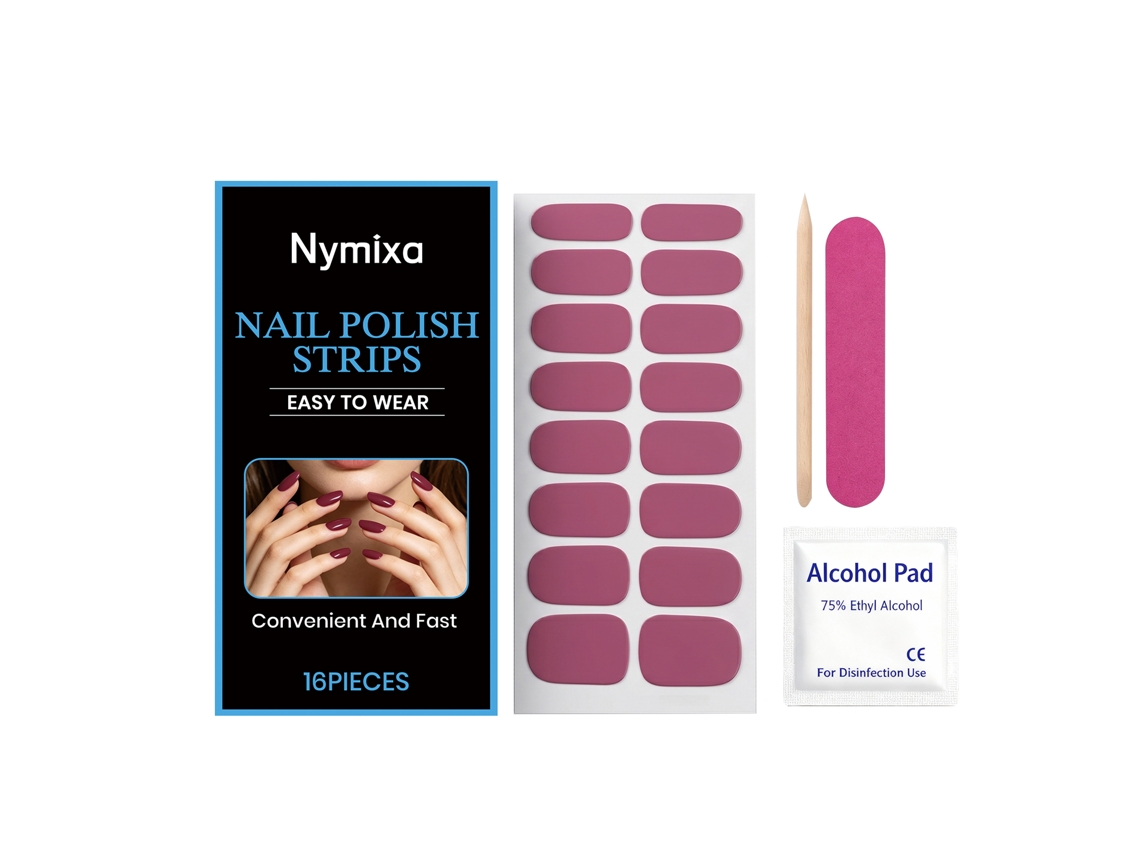 Conjunto de Adesivos em Gel Nymixa Magenta com LAXISCREED para um Acabamento Brilhante e Fácil de Usar