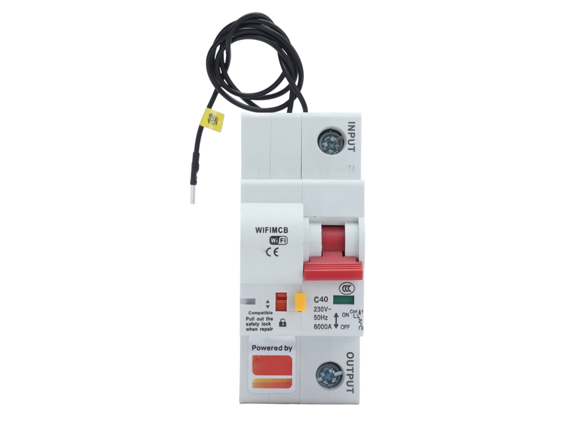 Disjuntor Wifi Bluetooth 1p Interruptor Remoto Capa Retardante de Chamas