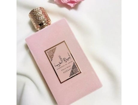 Ameerat Al Arab Privée Rose 100ml Eau De Parfum De Dubai By Asdaaf Rose, Tagada Morango, Almiscar White, Baunilha, Sweet Notes Business Square