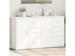 Vidaxl Aparadores 2 Pcs 60x31x70 Cm Derivados De Madeira Branco