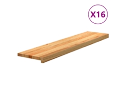 Stair Tread, Stair Treads Vidaxl Marrom Madeira De Carvalho (110 X 30 X 2 Cm)