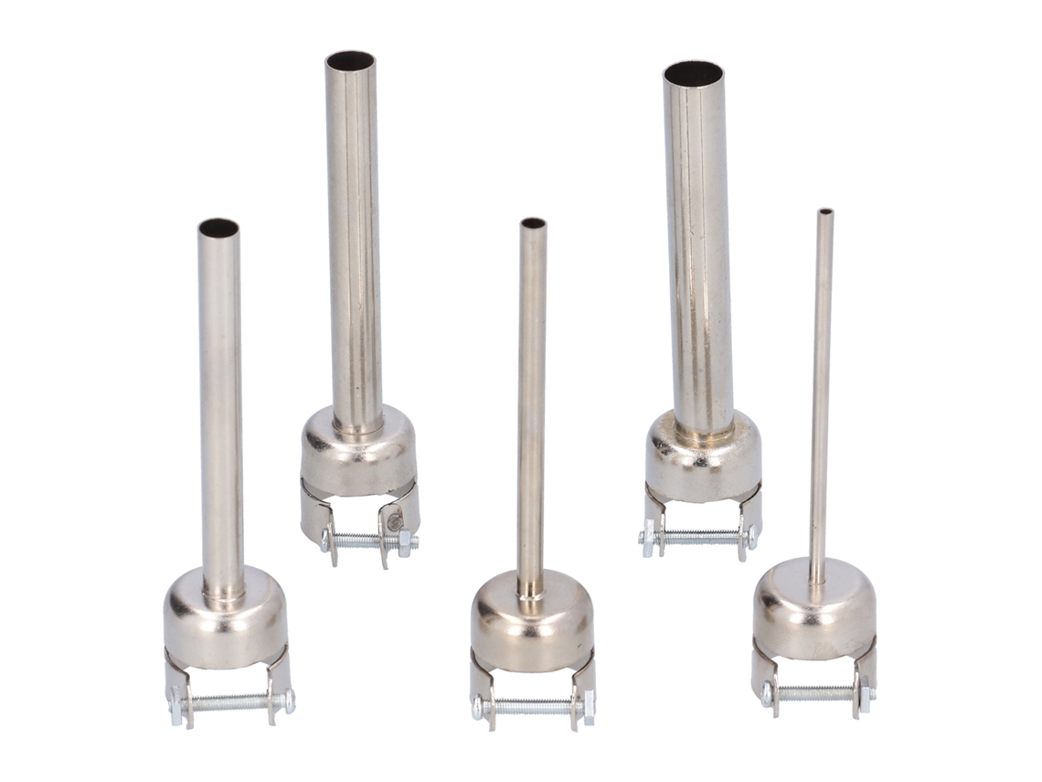 Kit De 5 Bicos Para Pistola De Ar Quente Retangular Alongada Acessório Para Estação De Solda E Desolda 850 Bga Ferramentas Manuais