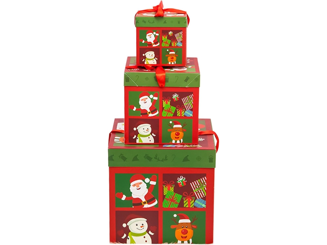 Caixas Decorativas De Natal, Caixas Para Embalagens De Presentes, Caixas De Presente Decorativas