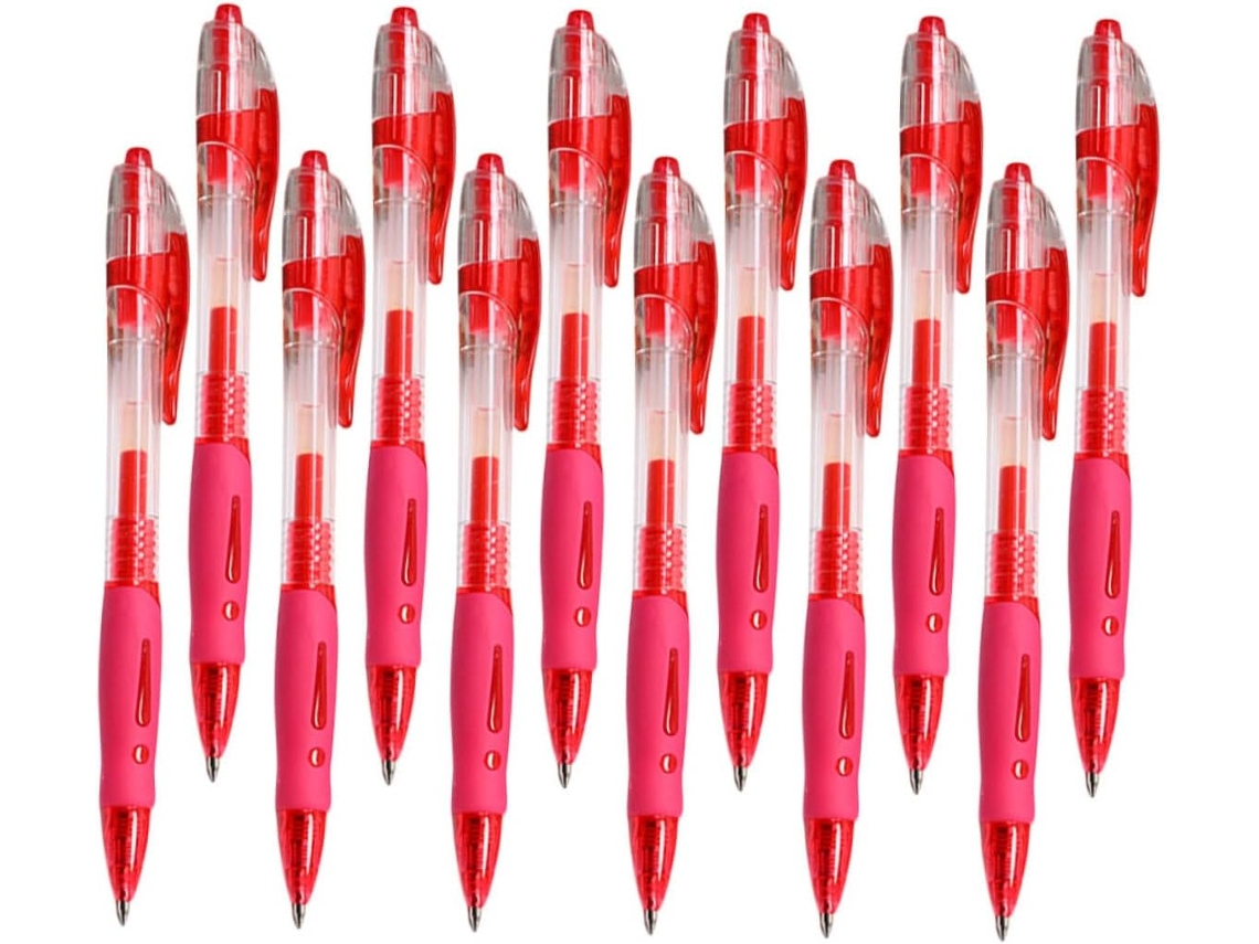 Conjunto De 12 Canetas Em Gel Antiderrapantes Imprimíveis Para