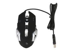 Rato Gamer LAXISCREED Usb Óptico Rgb 3600 Dpi Ergonomico