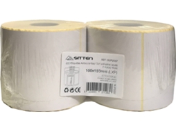 Pack 2 Rolos Etiquetas Autocolantes SITTEN (100 x 150 mm x 500)