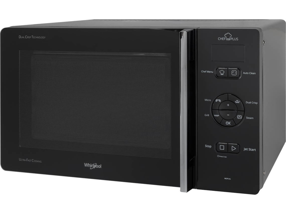 Micro-ondas WHIRLPOOL MCP 346 SL (25 L - Com Grill - Preto)