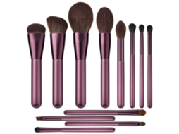 Pincéis De Maquiagem 12 Peças, Conjunto Profissional Premium De Pincéis De Maquiagem Sintéticos Para Base, Mistura, Blush, Pó, Corretivo, Sombras
