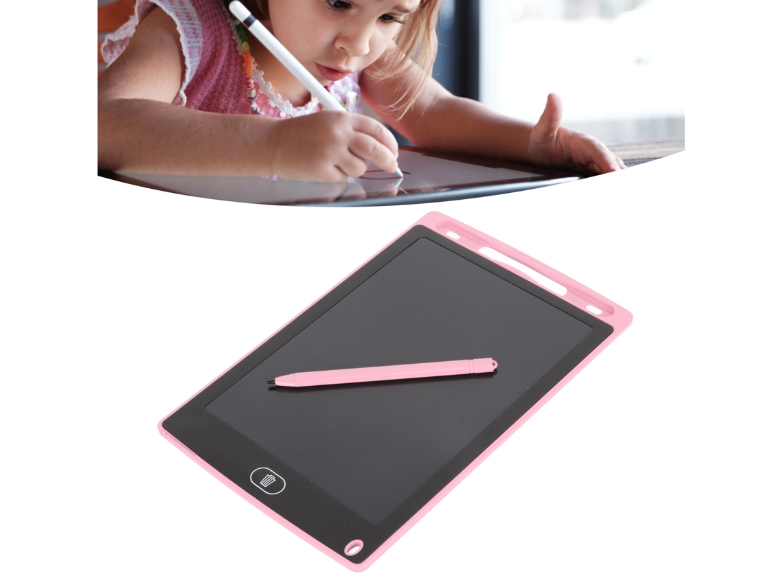 Tablet De Escrita Lcd 8,5 Com Tela Colorida Para Desenho Infantil, Brinquedo Rabiscos Meninas E Meninos 1 A 10 Anos, Rosa. Aquaforge