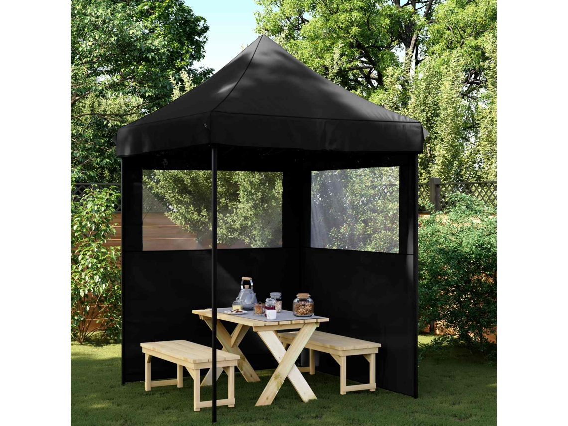 Vidaxl Tenda De Festa 200 X 200 X 306 Cm Preto Tecido Oxford