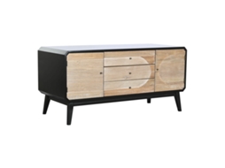Móvel de TV DKD HOME DECOR (Preto - Madeira - 50 x 120 x 58 cm)