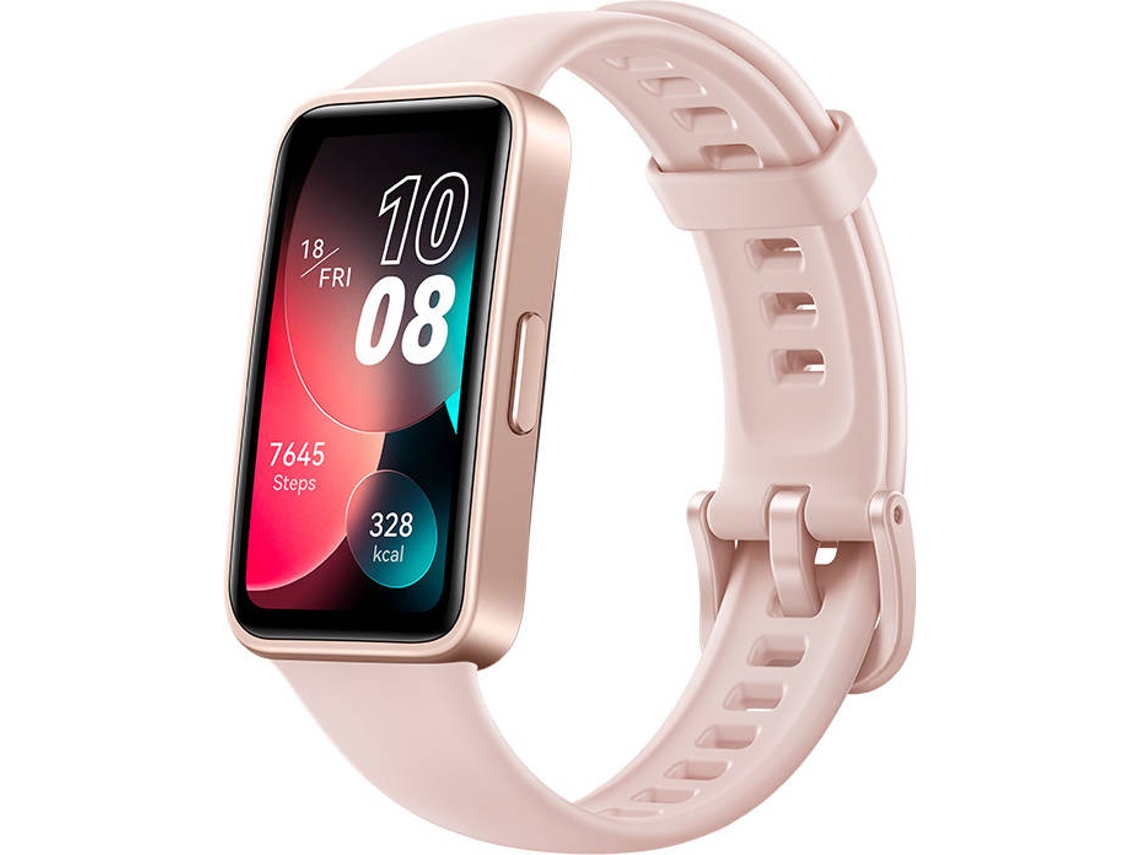 Pulseira Desportiva HUAWEI Band 8 (Bluetooth - Suporta SpO2 - Até 14 dias de Autonomia - Rosa)