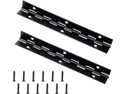 Metal Dobradiça Para Piano, 2 Peças, Presente Heilwiy, Dobradiça Longa Cromada Preta, 270 Graus Slowmoose