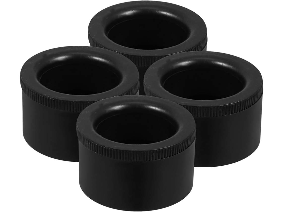 Tehaux Conjunto De 4 Pés Ajustáveis Para Móveis Em Abs, Formato Redondo, Para Ajuste De Pés Sofá E Mesa Faça Você Mesmo