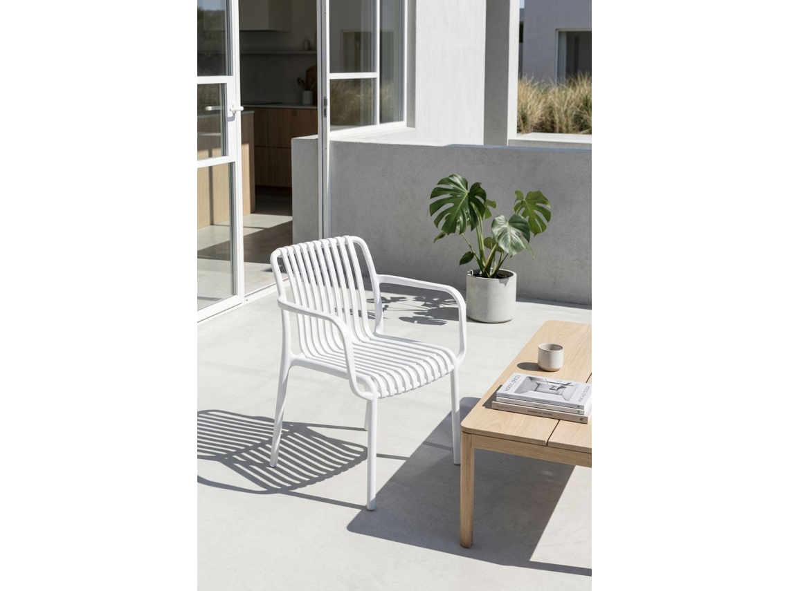 Cadeira Somer Basic Com Braços - Branco