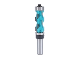 Broca De Router De Aparo Com Rolamento Duplo 1/2 Shank Carbetão Espiral Para Marcenaria 3/4in Diâmetro 1-11/16in Comprimento De Corte