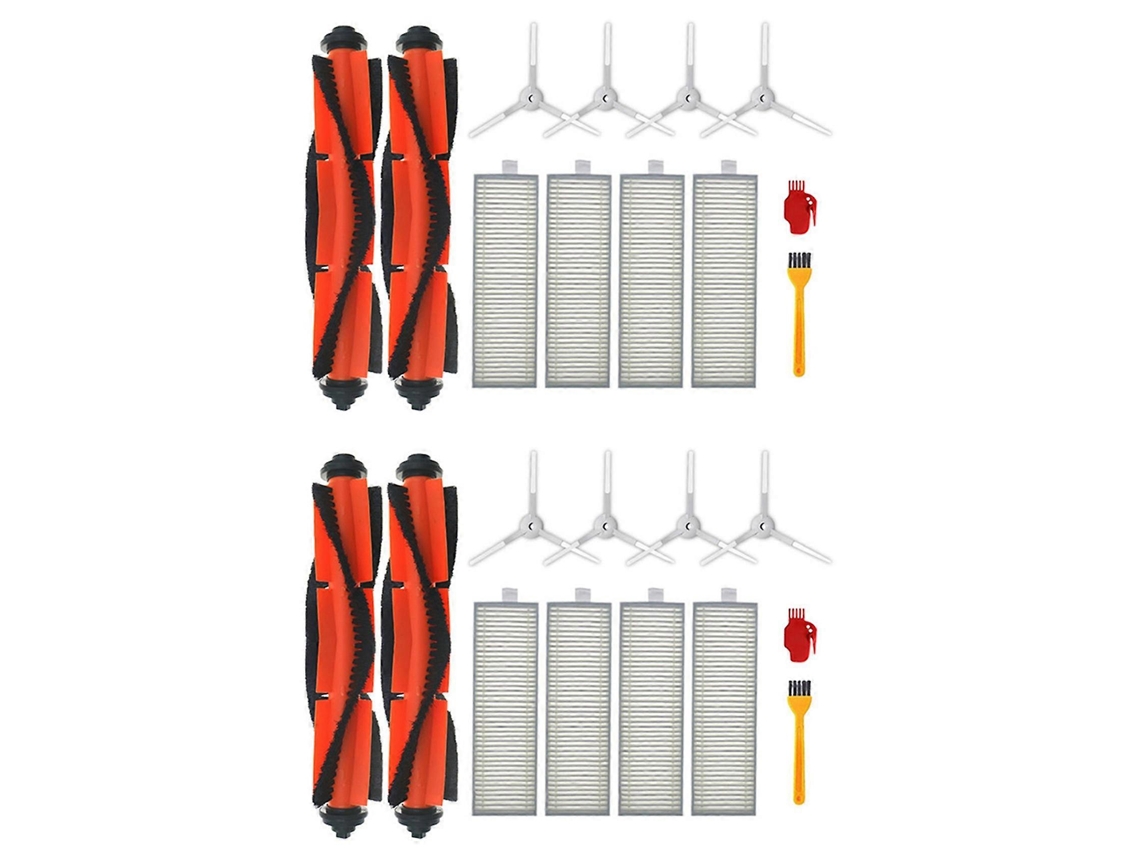 Conjunto De 2 Peças Para Aspirador Robô Xiaomi G1 Mi: Filtro Hepa Essencial, Escova Lateral, Escova Principal E Acessórios De Substituição Para_ptg