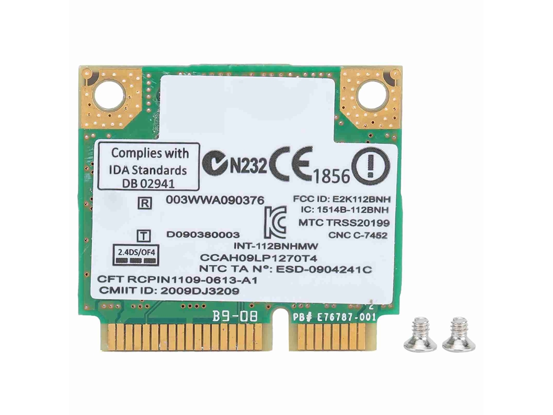 Placa De Rede Sem Fio Intel Link1000 N1000 112bnhmw Mini Pci-e 300mbps Para Notebooks