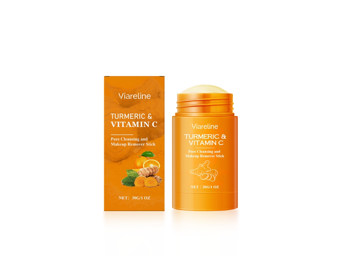 Bastão Desmaquilhante com Cúrcuma e Vitamina C para Pele Fresca e Revitalizada LAXISCREED
