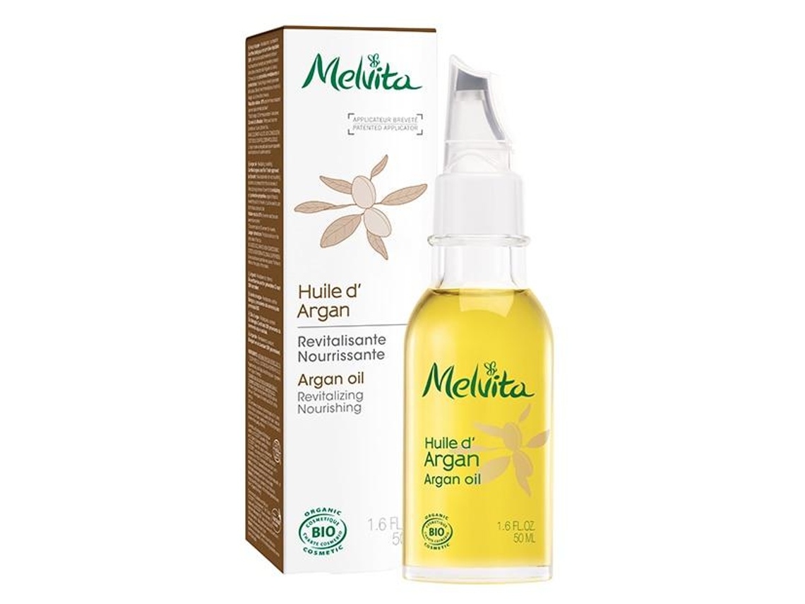 Óleo - Melvita - Óleo De Argan Bio - 50ml - Nutritivo - Reparador - Protetor