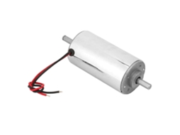 Motor de Fuso Cromado YURU Alta Velocidade com Resfriamento a Ar 400w 12 48vdc | S/MARCA