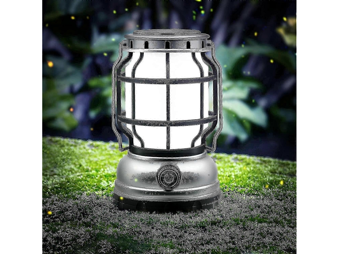 Iluminação De Acampamento Lâmpada Solar Portátil Recarregável Iluminação Externa Lanterna De Barraca Banco De Energia Lanterna A Olysi Shop