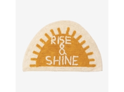 Tapete de Casa de Banho SKLUM Rishi (Amarelo - Algodão - 80 x 58 cm)