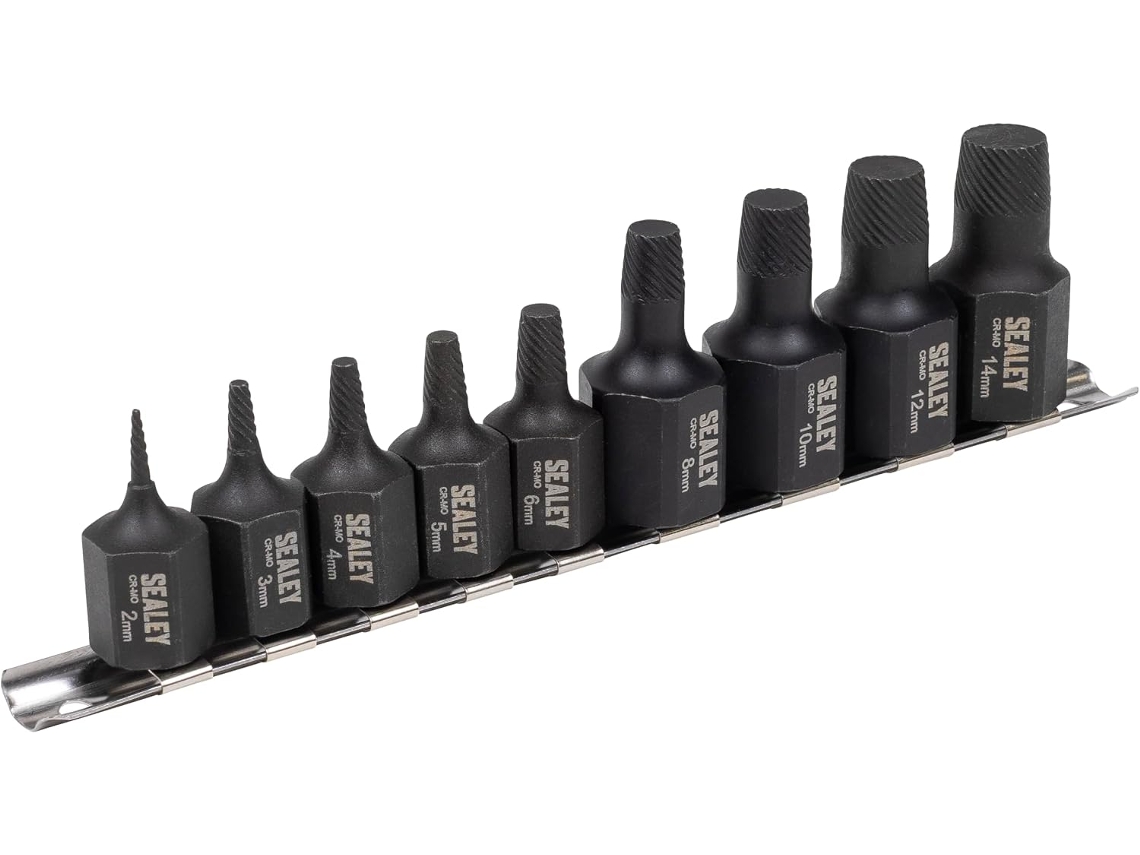 Conjunto De 9 Extratores De Haste Ak7222