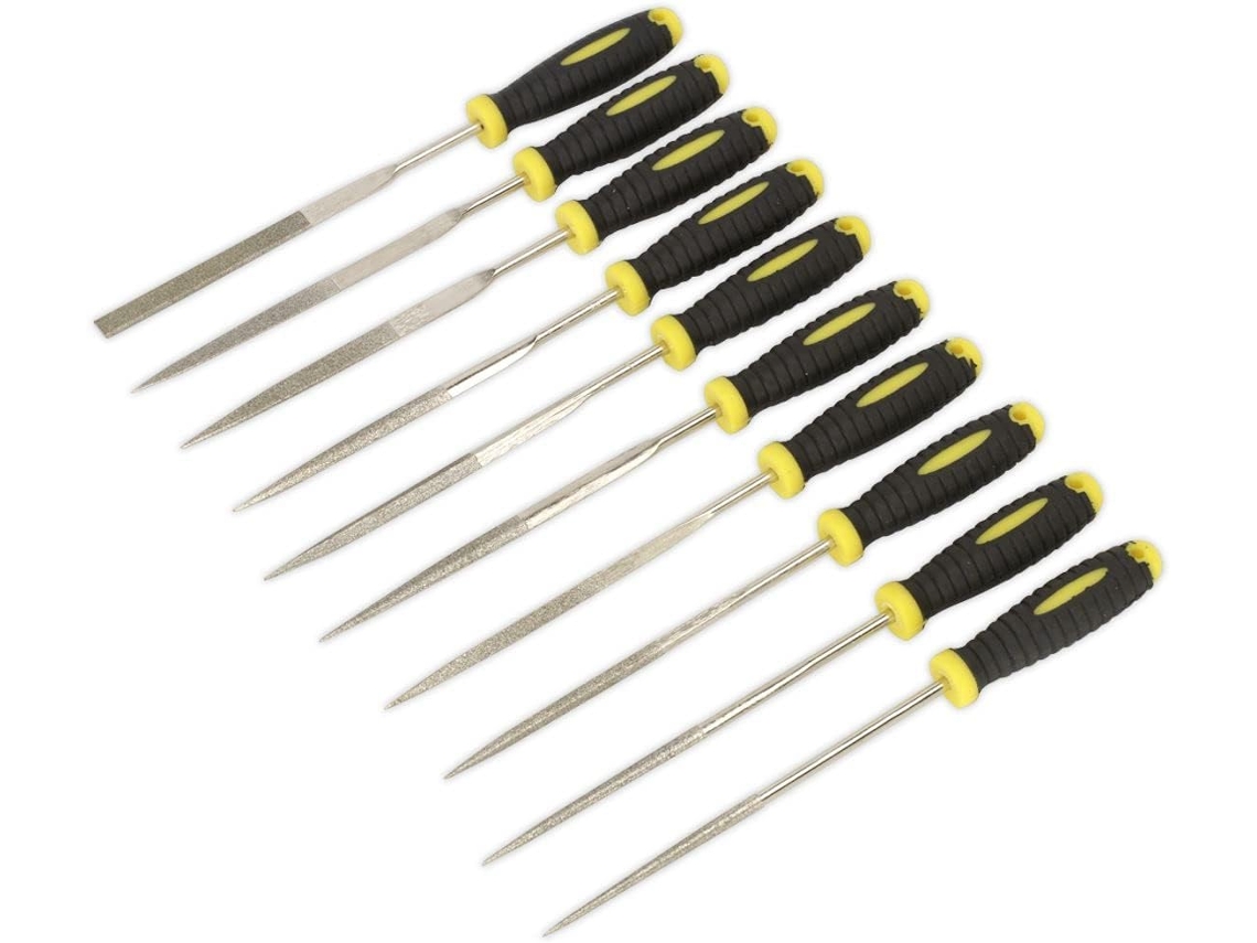 Lima De Agulha Diamantada S0896, 100 Mm, Pacote Com 10 Unidades