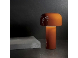 Lâmpada de mesa Cogumelo Nova Line recarregável LED 3w com 3 níveis de luz e luz noturna vermelha